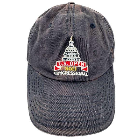 usga Other - US Open 2011 Congressional Golf Hat Cap Navy‎ Blue USGA Member Adjustable Strap